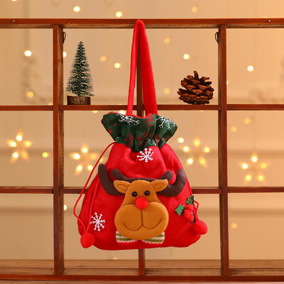Merry Christmas Gift Handbag Drawstring Candy Bag Santa Claus Gift Bag Home Party Xmas Decoration 
Merry Christmas Gift Handbag Drawstring Candy Bag Santa Claus Gift Bag Home Party Xmas Decoration