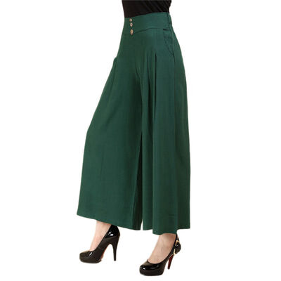 new women wide leg cropped pants high waist plus size fashion loose female summer thin calf length white red black pants
new women wide leg cropped pants high waist plus size fashion loose female summer thin calf length white red black pants