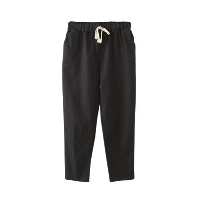 New Women Casual Harajuku Spring Autumn Big Size Long Trousers Solid Elastic Waist Cotton Linen Pants Ankle Length Pencil Pants
New Women Casual Harajuku Spring Autumn Big Size Long Trousers Solid Elastic Waist Cotton Linen Pants Ankle Length Pencil Pants