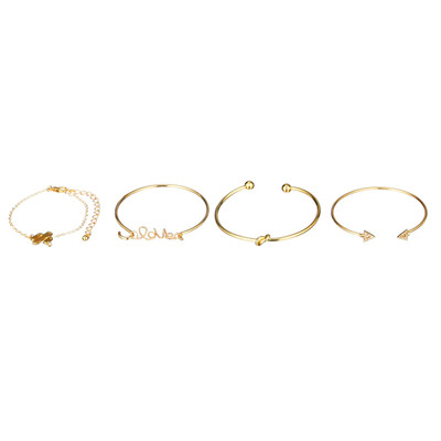 1set Gold Color Cactus Letter Knot Bracelet Bohemian Geometric Metal Chain Bracelet Statement Jewelry
1set Gold Color Cactus Letter Knot Bracelet Bohemian Geometric Metal Chain Bracelet Statement Jewelry