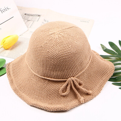 New retro solid color knitted fisherman hat female Korean version hat spring&summer folding sunshade hat 100 casual basin cap
New retro solid color knitted fisherman hat female Korean version hat spring&summer folding sunshade hat 100 casual basin cap