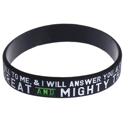 1Pc Ephesians Romans Jeremiah Philippians Letter Silicone Bracelet Christian Religious Bracelets Bangles For Women Men
1Pc Ephesians Romans Jeremiah Philippians Letter Silicone Bracelet Christian Religious Bracelets Bangles For Women Men