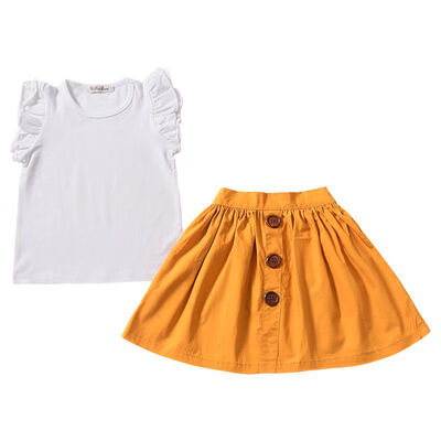 Baby Clothes Summer Baby Girl Clothes Set Fashionable Sleeveless Vest TopSkirt 2PCS Kids Clothes Sets For Girl
Baby Clothes Summer Baby Girl Clothes Set Fashionable Sleeveless Vest TopSkirt 2PCS Kids Clothes Sets For Girl