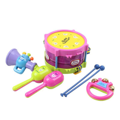 5pcs Children Educational Toys Set Infants Music Instruments Drum Trumpet Ring Bell Baby Toys
5pcs Children Educational Toys Set Infants Music Instruments Drum Trumpet Ring Bell Baby Toys