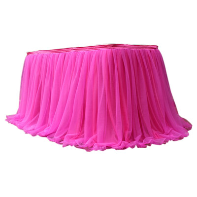 Multi colors table skirt Tutu tulle fabric for wedding party Table decoration textile for home tablecloths accessories hot 2019
Multi colors table skirt Tutu tulle fabric for wedding party Table decoration textile for home tablecloths accessories hot 2019