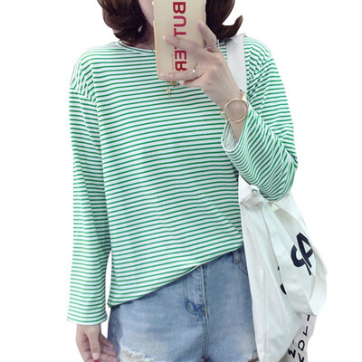 Women Casual O Neck Striped Print T Shirt Long Sleeve T-Shirt harajuku autumn Tshirt befree camiseta feminina
Women Casual O Neck Striped Print T Shirt Long Sleeve T-Shirt harajuku autumn Tshirt befree camiseta feminina