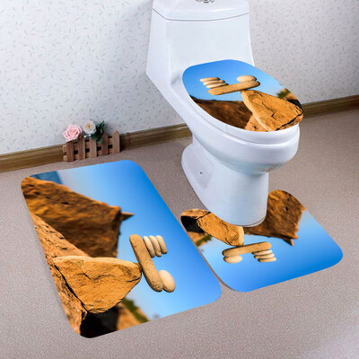 Toponeto 3PCS Christmas Bathroom Non-Slip Pedestal Rug Lid Toilet Cover Bath Mat Set
Toponeto 3PCS Christmas Bathroom Non-Slip Pedestal Rug Lid Toilet Cover Bath Mat Set