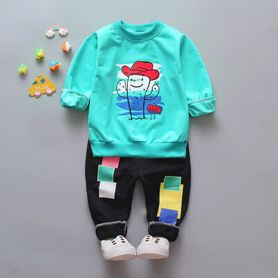 2019 Spring Autumn Children Sportswear Set Baby Girls Boy Adorable Cartoon Alphabet Print Tops Blouse Trousers Sport Outfits Clo
2019 Spring Autumn Children Sportswear Set Baby Girls Boy Adorable Cartoon Alphabet Print Tops Blouse Trousers Sport Outfits Clo