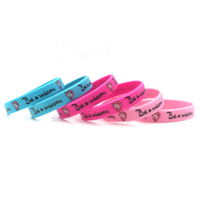 Random Color Cartoon Cute Be A Unicorn Silicone Bracelets Bangles For Kids Girls Party Gifts
Random Color Cartoon Cute Be A Unicorn Silicone Bracelets Bangles For Kids Girls Party Gifts
