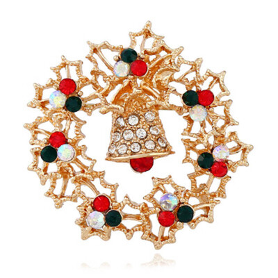 2019 Christmas Brooch New Diamonds Alloy Jewelry Europe&The United States Retro Fine Bell Pin
2019 Christmas Brooch New Diamonds Alloy Jewelry Europe&The United States Retro Fine Bell Pin