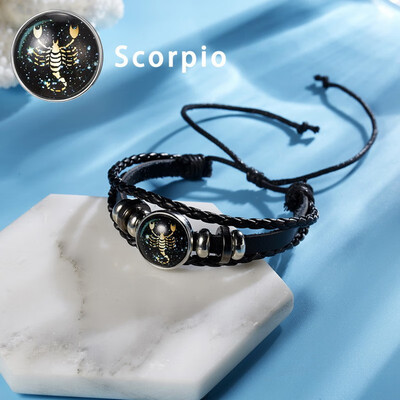 12 Constellations Punk Leather Zodiac Sign Beads Bangle Bracelets For Women Men Jewelry Travel Bracelets Holiday Gift
12 Constellations Punk Leather Zodiac Sign Beads Bangle Bracelets For Women Men Jewelry Travel Bracelets Holiday Gift
