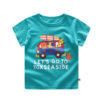 Summer Toddler Kids Candy Color Tees Cartoon Cotton Baby Boys Girls T-shirts Short Sleeve Casual Clothing 0-5T
Summer Toddler Kids Candy Color Tees Cartoon Cotton Baby Boys Girls T-shirts Short Sleeve Casual Clothing 0-5T