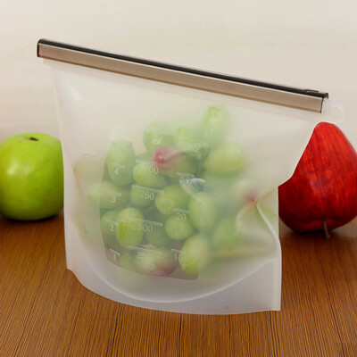 Reusable Silicone Food Preservation Bag Airtight Seal Set Zip Leakproof Storage Container Versatile Kitchen Cooking Utensil
Reusable Silicone Food Preservation Bag Airtight Seal Set Zip Leakproof Storage Container Versatile Kitchen Cooking Utensil