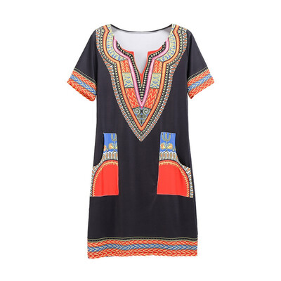 Dashiki Vintage hippie Print Dresses Vestido Vintage Hippie Dress Tribal Print Boho Clothing
Dashiki Vintage hippie Print Dresses Vestido Vintage Hippie Dress Tribal Print Boho Clothing