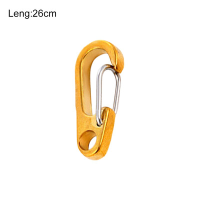 EDC Gear Carabiner Copper Hang Buckle Survival Key Chain Clip Camping Travel Tools Quick Release Climbing Carabiner Clip
EDC Gear Carabiner Copper Hang Buckle Survival Key Chain Clip Camping Travel Tools Quick Release Climbing Carabiner Clip