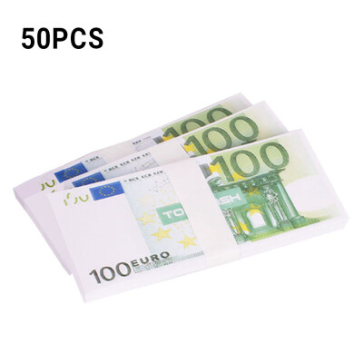 50Pcs Realistic Fake Play Money Pounds Euro Notes Training Collect Learning Banknote Double-Sided Printing for Movie Advertising M
50Pcs Realistic Fake Play Money Pounds Euro Notes Training Collect Learning Banknote Double-Sided Printing for Movie Advertising M
