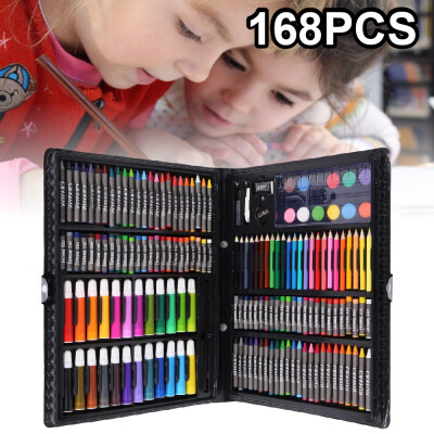 168Pcs Water Color Pen Drawing Tool Kit Painting Brush Art Marker Set Children Kids Gift
168Pcs Water Color Pen Drawing Tool Kit Painting Brush Art Marker Set Children Kids Gift