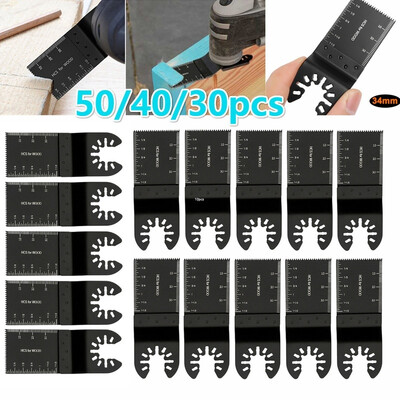 Willstar 304050Pcs High Carbon Oscillating Saw Blades Multi-tool Kit Steel Wood Cutting Blades Tool Kit
Willstar 304050Pcs High Carbon Oscillating Saw Blades Multi-tool Kit Steel Wood Cutting Blades Tool Kit