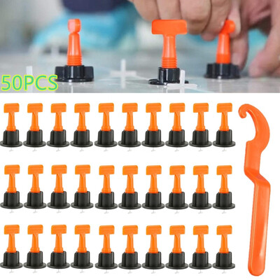 Willstar 50pcs Plastic Flat Ceramic Leveler Floor Wall Construction Tools Reusable Tile Leveling System Kits
Willstar 50pcs Plastic Flat Ceramic Leveler Floor Wall Construction Tools Reusable Tile Leveling System Kits