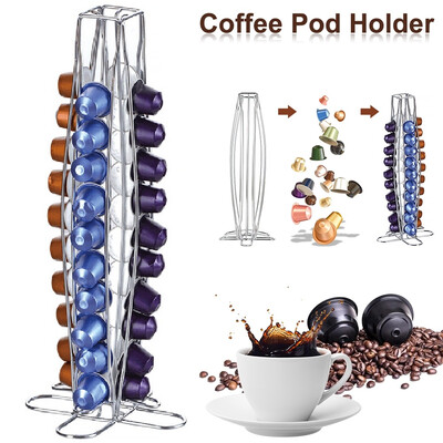 Willstar 40 Capsules Coffee Holder Coffee Capsule Stand Coffee Capsule Holder Stainless Steel Revolving Rack
Willstar 40 Capsules Coffee Holder Coffee Capsule Stand Coffee Capsule Holder Stainless Steel Revolving Rack