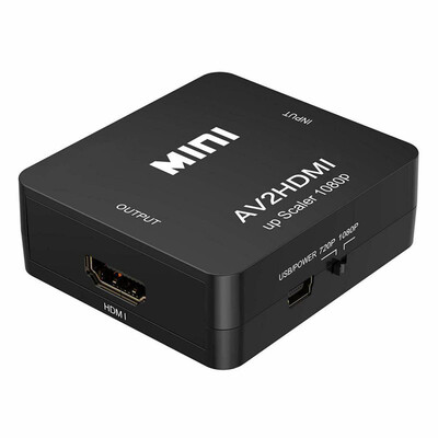 New Converts Analog Composite Input To HDMI 1080p 60HZ Output White RCA To HDMI Converter
New Converts Analog Composite Input To HDMI 1080p 60HZ Output White RCA To HDMI Converter