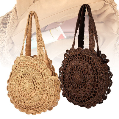 Round Straw Bags Women Summer Rattan Bag Handmade Woven Beach Cross Body Bag Circle Bohemia Handbag
Round Straw Bags Women Summer Rattan Bag Handmade Woven Beach Cross Body Bag Circle Bohemia Handbag