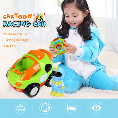 RC Cartoon Race Car with Music&Lights Electric Radio Control Toy for Baby Toddlers Kids&Children
RC Cartoon Race Car with Music&Lights Electric Radio Control Toy for Baby Toddlers Kids&Children