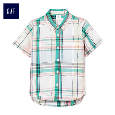GAP flagship store mens cotton casual plaid short-sleeved shirt 332474 light sense bright white 2YRS
GAP flagship store mens cotton casual plaid short-sleeved shirt 332474 light sense bright white 2YRS