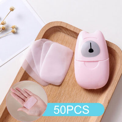 Outdoor Travel Soap Paper Washing Hand Bath Clean Scented Slice Sheets 50pcs Disposable Boxe Soap Portable Mini Paper Soap
Outdoor Travel Soap Paper Washing Hand Bath Clean Scented Slice Sheets 50pcs Disposable Boxe Soap Portable Mini Paper Soap
