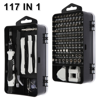 117pcs Precision Screwdriver Set Electronics Hand Tool Repair Tools Set for Car Phone Laptop Household
117pcs Precision Screwdriver Set Electronics Hand Tool Repair Tools Set for Car Phone Laptop Household