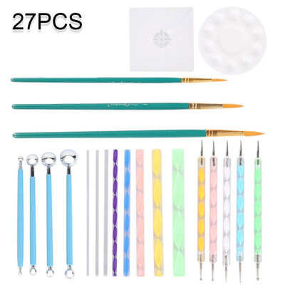 27 Pieces Mandala Dotting Tools for Rocks Different Size Painting Tools Including Mandala Stencils&Paint Pallet Mandala Art
27 Pieces Mandala Dotting Tools for Rocks Different Size Painting Tools Including Mandala Stencils&Paint Pallet Mandala Art