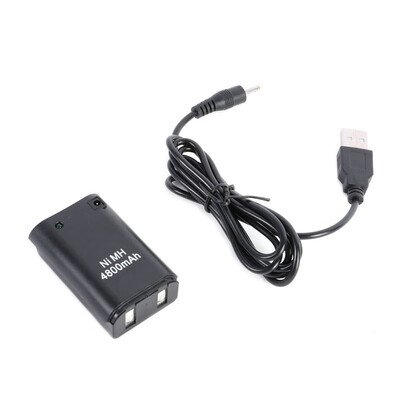 Newest 4800mAh Battery Pack Charging Cable for Xbox 360 Wireless Controller Battery Pack
Newest 4800mAh Battery Pack Charging Cable for Xbox 360 Wireless Controller Battery Pack