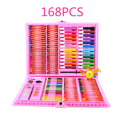 208PcsSet Blue Pink Painting Paint Tool Set Drawing Toys Watercolor Pen Childrens Gifts Christmas New Year Birthday Toys
208PcsSet Blue Pink Painting Paint Tool Set Drawing Toys Watercolor Pen Childrens Gifts Christmas New Year Birthday Toys