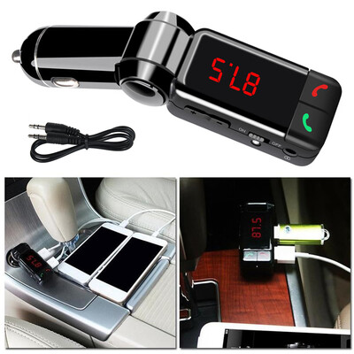 Willstar Hands Free 4 in 1 Bluetooth Car Kit FM Transmitter Car Charger USB Music Player
Willstar Hands Free 4 in 1 Bluetooth Car Kit FM Transmitter Car Charger USB Music Player