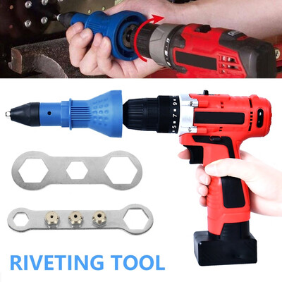 Electric Rivet Nut Gun Riveting Tool Cordless Riveting Drill Adaptor Insert Nut Tool Electric Manicure Drills Accessories
Electric Rivet Nut Gun Riveting Tool Cordless Riveting Drill Adaptor Insert Nut Tool Electric Manicure Drills Accessories