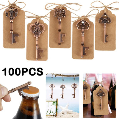 50100pcs Vintage Style Key Bottle Opener Wedding Favor with Paperboard Tag Card Skeleton Beer Opener Keychain for Party Wedding
50100pcs Vintage Style Key Bottle Opener Wedding Favor with Paperboard Tag Card Skeleton Beer Opener Keychain for Party Wedding