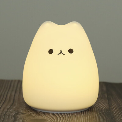 Willstar Silicone Cat LED Touch Sensor Night LightWithout Batteries Cute Bedroom Lamp 7 Colors Xmas Gift
Willstar Silicone Cat LED Touch Sensor Night LightWithout Batteries Cute Bedroom Lamp 7 Colors Xmas Gift