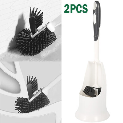 Home Cleaning Bathroom Cleaning Brush Portable TPR Soft Rubber Toilet Cleaning Brush Plastic Holder
Home Cleaning Bathroom Cleaning Brush Portable TPR Soft Rubber Toilet Cleaning Brush Plastic Holder