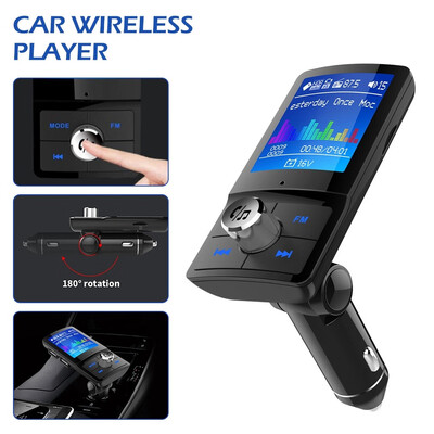 Wireless Bluetooth Handsfree Car Kit FM Transmitter Radio Adapter MP3 Player Dual USB Charger
Wireless Bluetooth Handsfree Car Kit FM Transmitter Radio Adapter MP3 Player Dual USB Charger