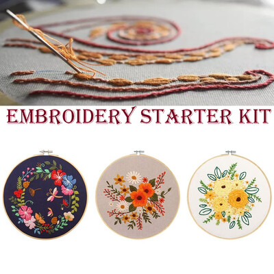 Willstar DIY Embroidery Starter Kit with Plant Flower Pattern Bamboo Embroidery Hoop Gift
Willstar DIY Embroidery Starter Kit with Plant Flower Pattern Bamboo Embroidery Hoop Gift