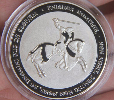 40mm Black horseman Silver Plated coin Knight Ordre du Temple Silver Plated Souvenir Coin medal
40mm Black horseman Silver Plated coin Knight Ordre du Temple Silver Plated Souvenir Coin medal
