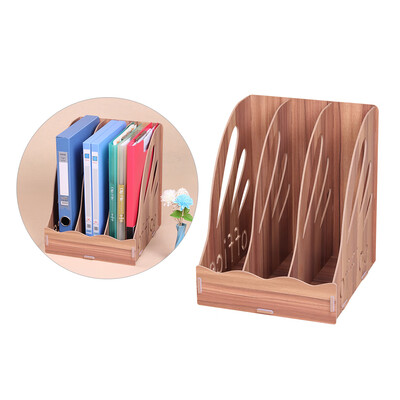 Wood Desktop File Organizer Document Folder Holder 3 Upright Sections for Office School Students
Wood Desktop File Organizer Document Folder Holder 3 Upright Sections for Office School Students