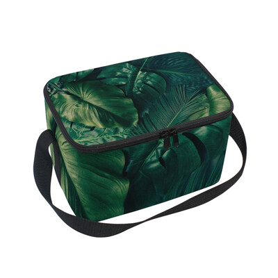 ALAZA Lunch Box Insulated Tropical Green Leaves Lunch Bag Large Cooler Tote Bagfor Men Women
ALAZA Lunch Box Insulated Tropical Green Leaves Lunch Bag Large Cooler Tote Bagfor Men Women