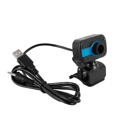 USB Drive-Free HD Computer Camera Built-in Microphone Home Conference Video Camera Blue
USB Drive-Free HD Computer Camera Built-in Microphone Home Conference Video Camera Blue