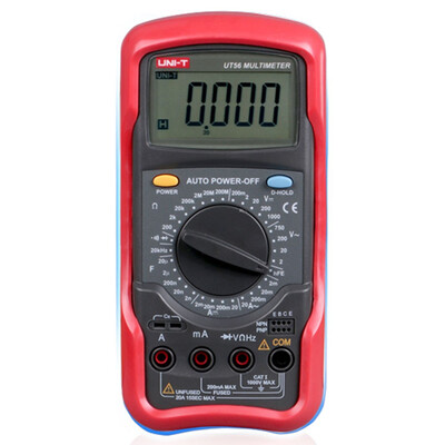 UNI-T UT56 Digital Multimeter AC DC Voltage Current Resistance Capacitance Frequency Meter Tester Voltmeter Ammeter
UNI-T UT56 Digital Multimeter AC DC Voltage Current Resistance Capacitance Frequency Meter Tester Voltmeter Ammeter