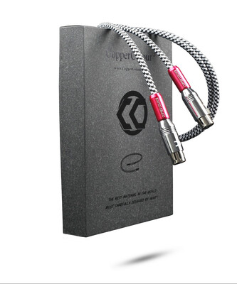 Copper Colour CC WHISPER OCC XLR cable Hi-Fi audio cable XLR Plug pair with Silver- plated XLR connector
Copper Colour CC WHISPER OCC XLR cable Hi-Fi audio cable XLR Plug pair with Silver- plated XLR connector