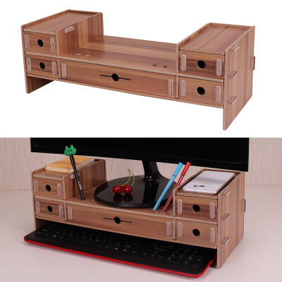 5 Drawers Monitor Stand Riser Desktop Organizer with Keyboard Storage Slot for Office School Supplies
5 Drawers Monitor Stand Riser Desktop Organizer with Keyboard Storage Slot for Office School Supplies