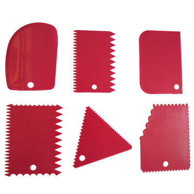 6 PcsSet Cake Scraper Edge Decorating Cutters Set Comb & Icing Smoother for Bread Dough Fondant Tool
6 PcsSet Cake Scraper Edge Decorating Cutters Set Comb & Icing Smoother for Bread Dough Fondant Tool