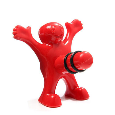 Red Fun Happy Man Wine Beer Bottle Opener Stopper Corkscrews Kitchen Supplier Bar Tools Cork Plug
Red Fun Happy Man Wine Beer Bottle Opener Stopper Corkscrews Kitchen Supplier Bar Tools Cork Plug