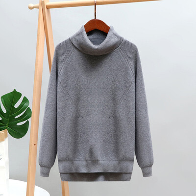 High neck sweater female short loose sweater thick sweater womens clothing spring winter
High neck sweater female short loose sweater thick sweater womens clothing spring winter
